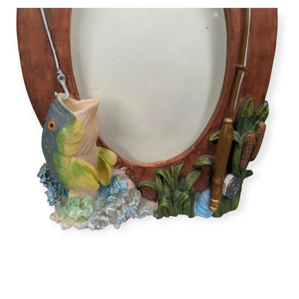 Fishing Themed Oval Resin Picture Frame 4